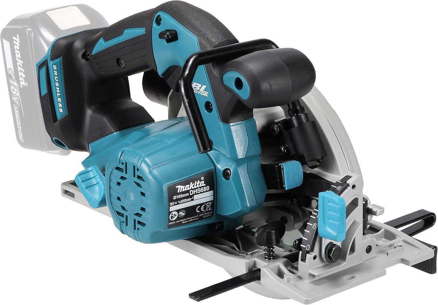Makita DHS680Z 18V Li-Ion LXT Brushless Circular Saw (165mm) – Batteries and Charger Sold Separately.