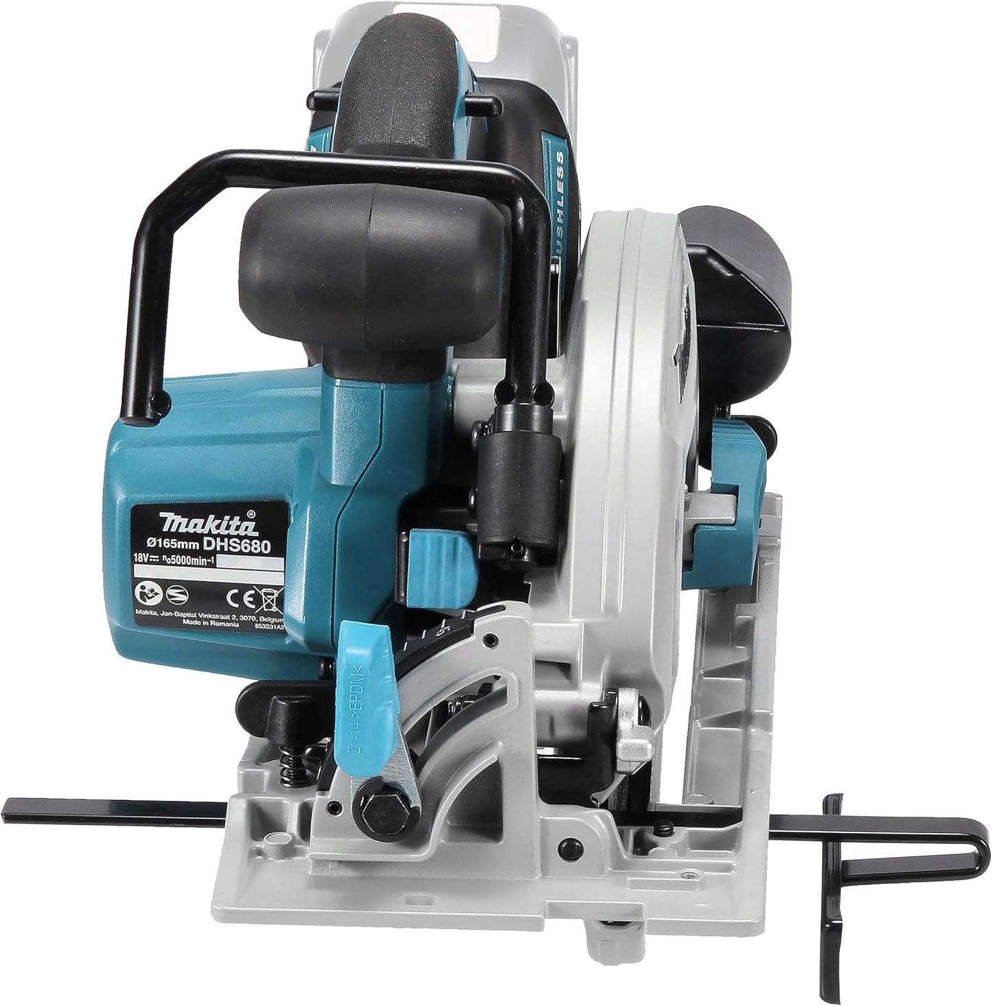 Makita DHS680Z 18V Li-Ion LXT Brushless Circular Saw (165mm) – Batteries and Charger Sold Separately.