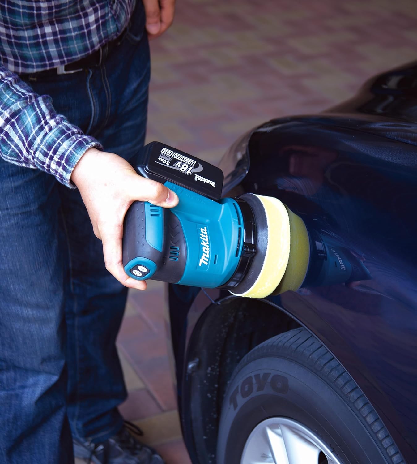 Makita DBO180Z 18V LXT Cordless Random Orbital Sander – Tool Body Only.